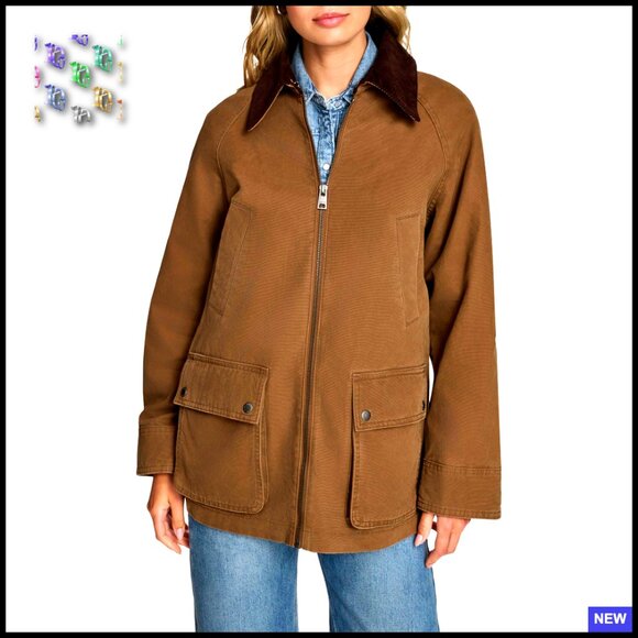 Jackets & Blazers - Cotton Barn Jacket Classic Utility Chic Lightweight Layer Transitional Weather